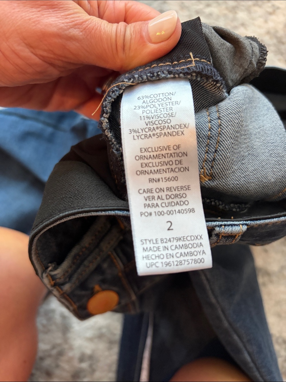 Democracy Women's Bootcut Jeans - Dark Blue Wash - Picture 6 of 6